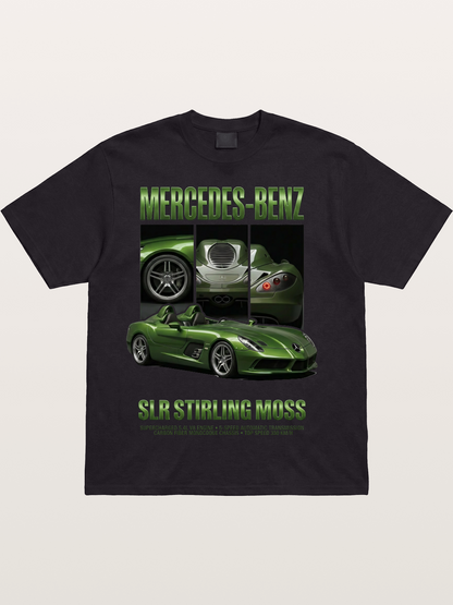 Mercedes SLR Stirling Moss Art Cotton T-shirt