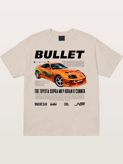 Toyota Supra Fast Furious Print Cotton T-shirt