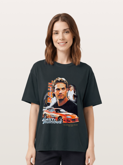 Orange Supra Fast & Furious Gildan T-shirt