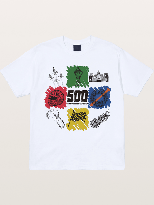 Indy 500 Sketch Gildan T-shirt