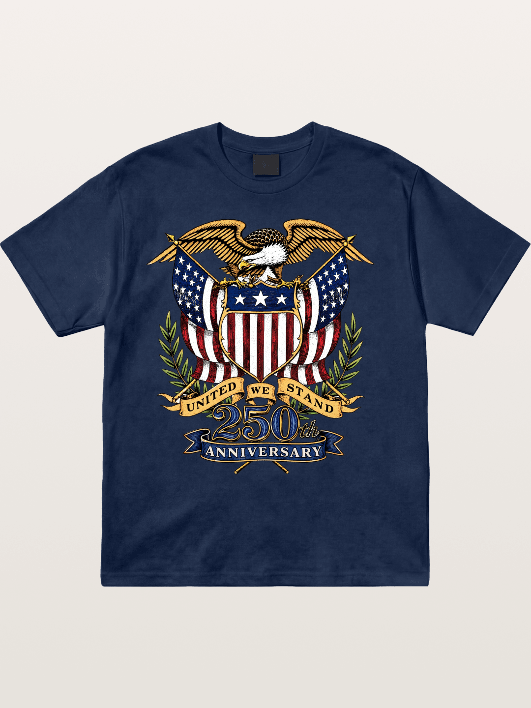 American Eagle Crest Art Cotton T-shirt