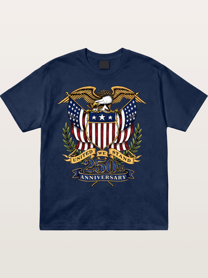 American Eagle Crest Art Cotton T-shirt