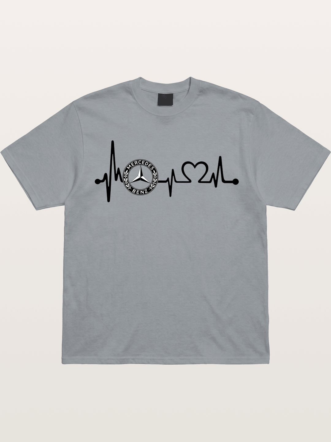 Mercedes Heartbeat Logo Art Gildan T-shirt