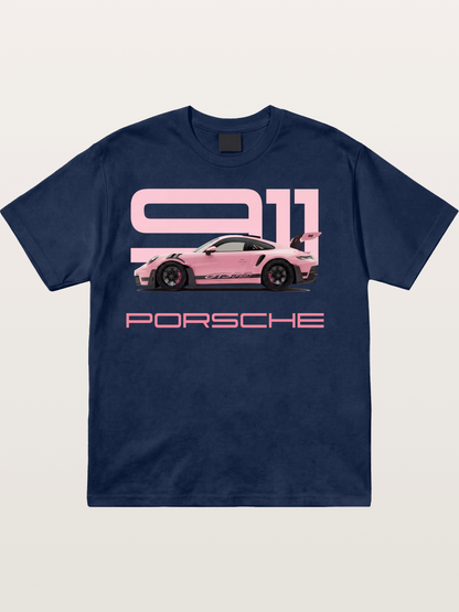 Pink 911 Cotton T-shirt