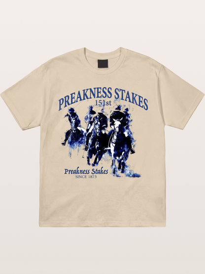 Preakness Stakes Watercolor Print Gildan T-shirt