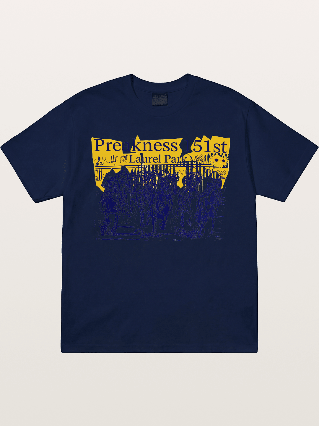 Preakness 151 Sketch Racing Art Gildan T-shirt