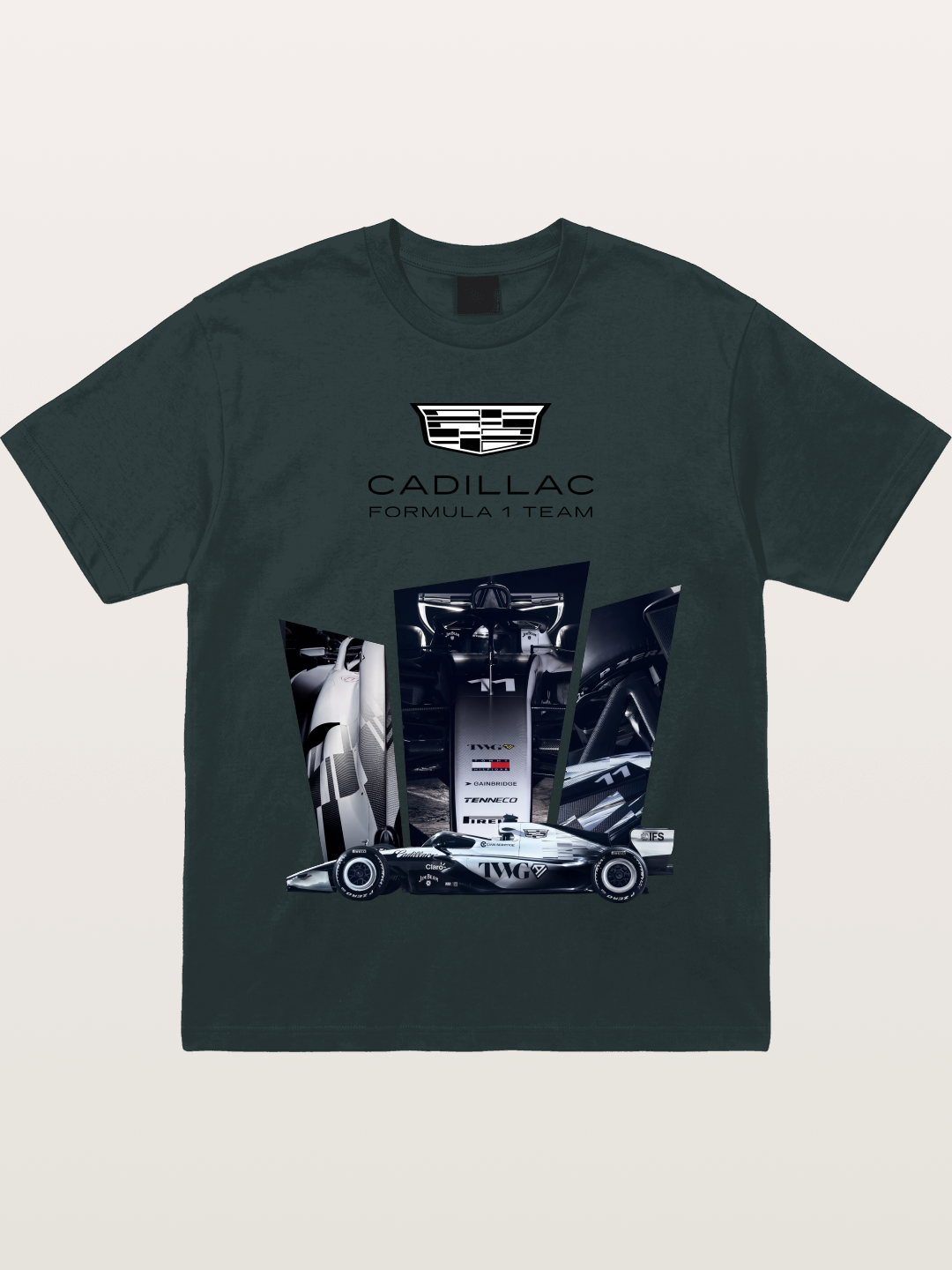Cadillac F1 Team Racing Art Gildan T-shirt