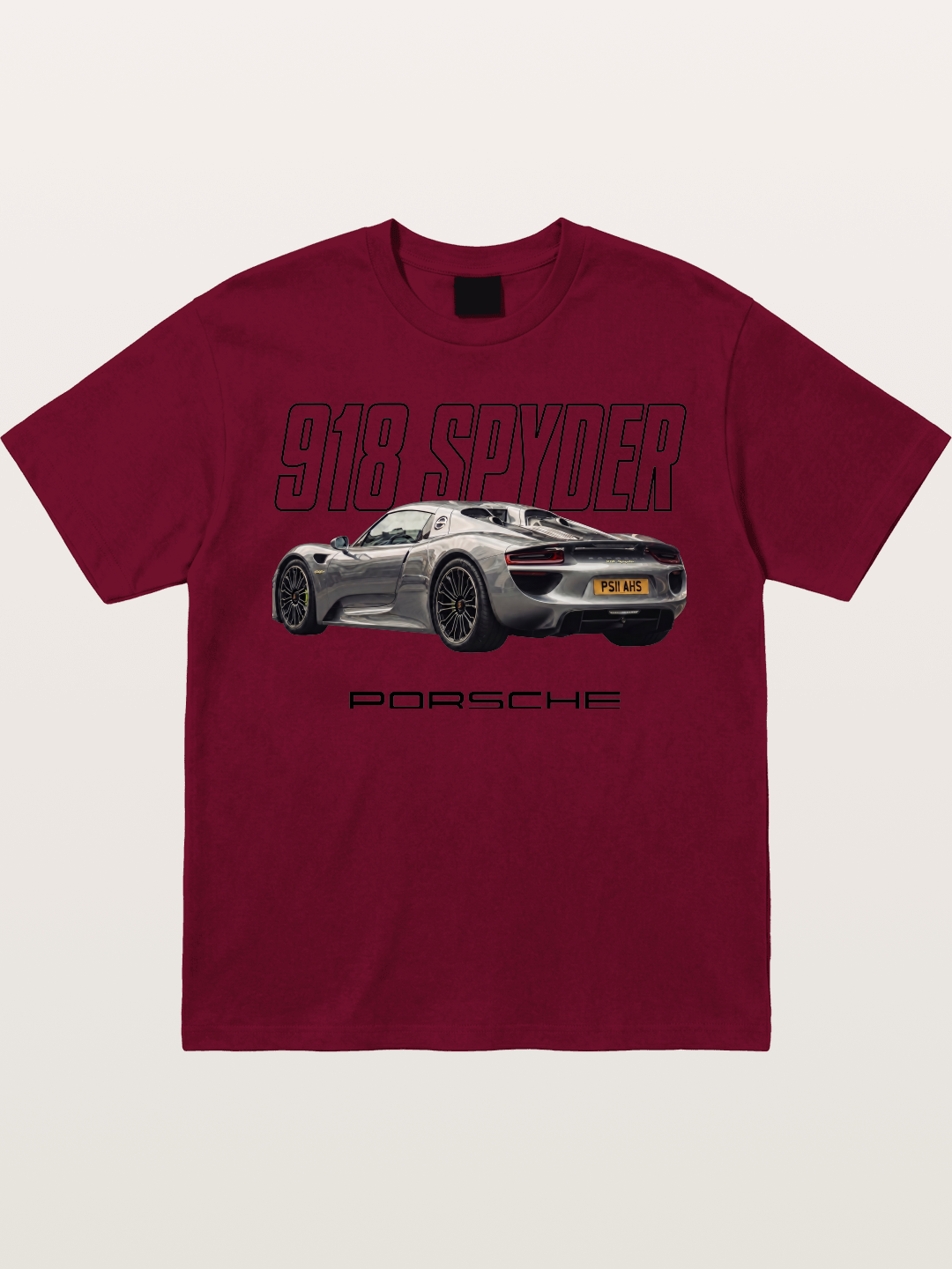 Porsche 918 Spyder Graphic Art Gildan T-shirt