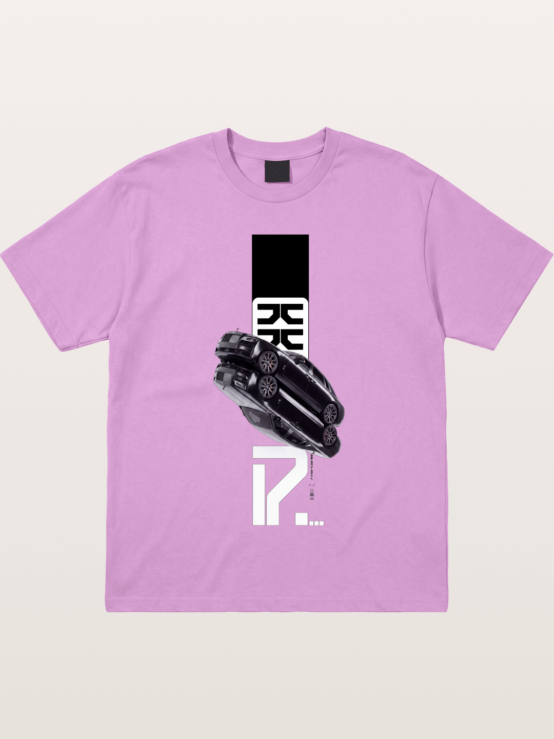 Black Rolls Royce Abstract Art Gildan T-shirt