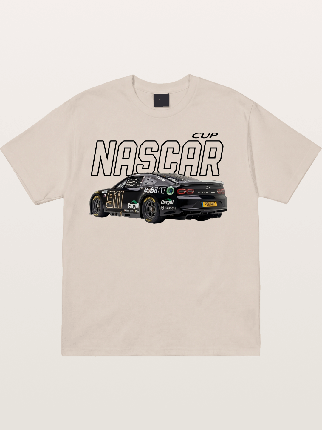 Black Cup Cotton T-shirt