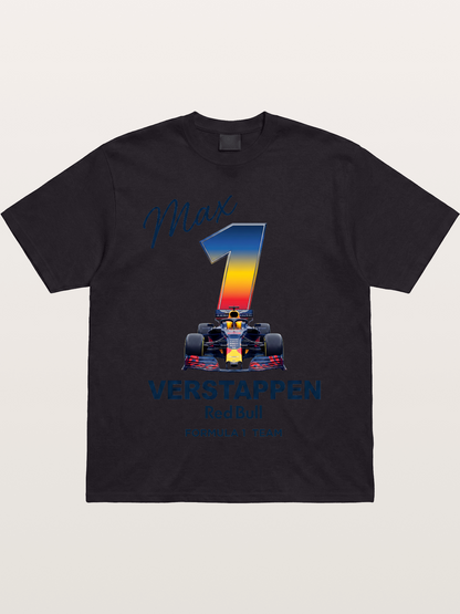 Max Verstappen Red Bull 1 Print Gildan T-shirt