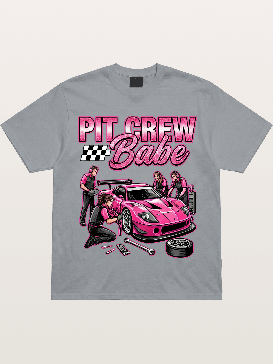 Pit Crew Babe Gildan T-shirt