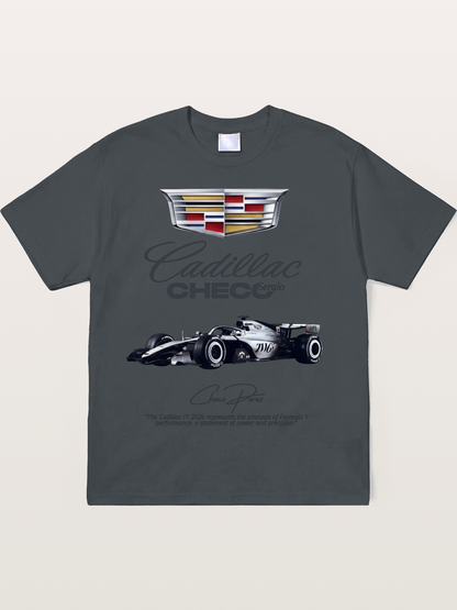 Checo Perez Cadillac F1 Print Soft-Stay T-shirt