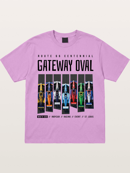 Vertical Grid Gateway Oval Art Gildan T-shirt