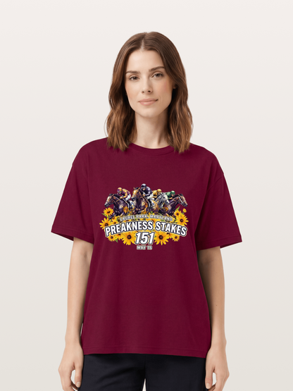 Preakness 151 Sunflower Racing Art Gildan T-shirt