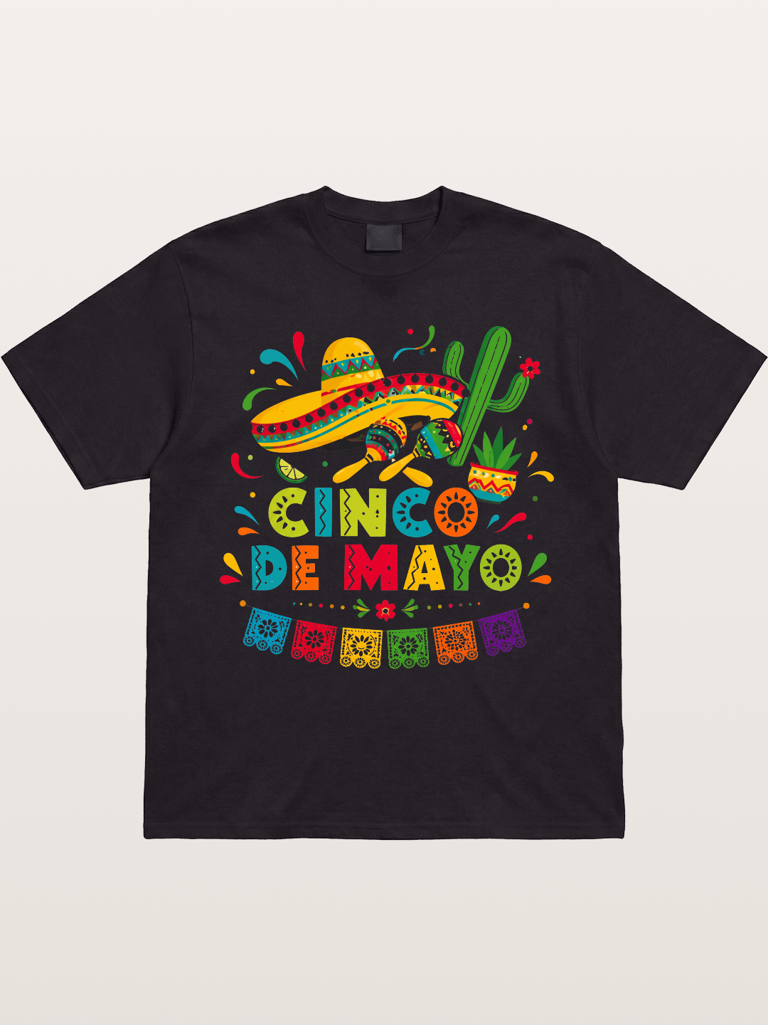 Cinco De Mayo Fiesta Art Gildan T-shirt