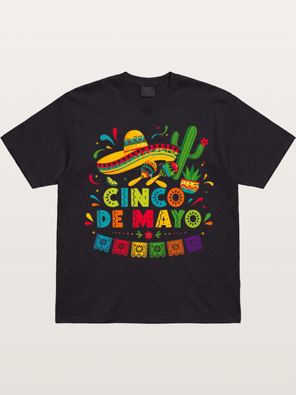 Cinco De Mayo Fiesta Art Gildan T-shirt