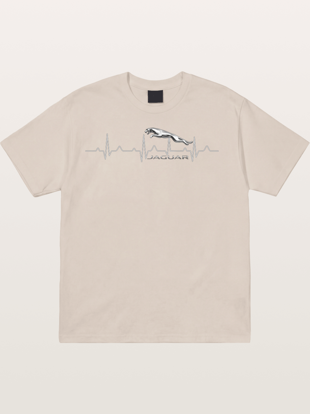 Jaguar Heartbeat Silhouette Cotton T-shirt