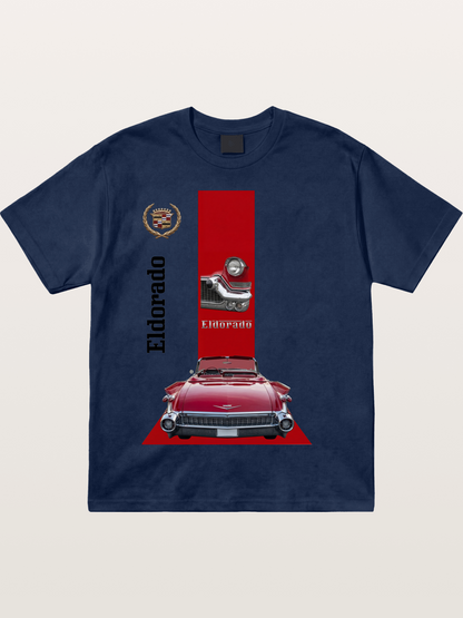Red Convertible Cotton T-shirt