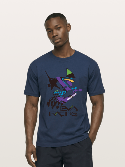 Eva Racing Checkered Flag Cotton T-shirt