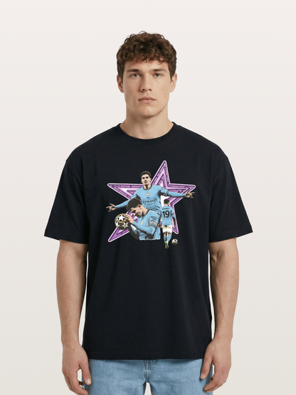 Manchester City Star Collage Cotton T-shirt