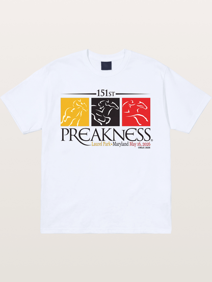 151st Preakness Race Minimal Poster Gildan T-shirt