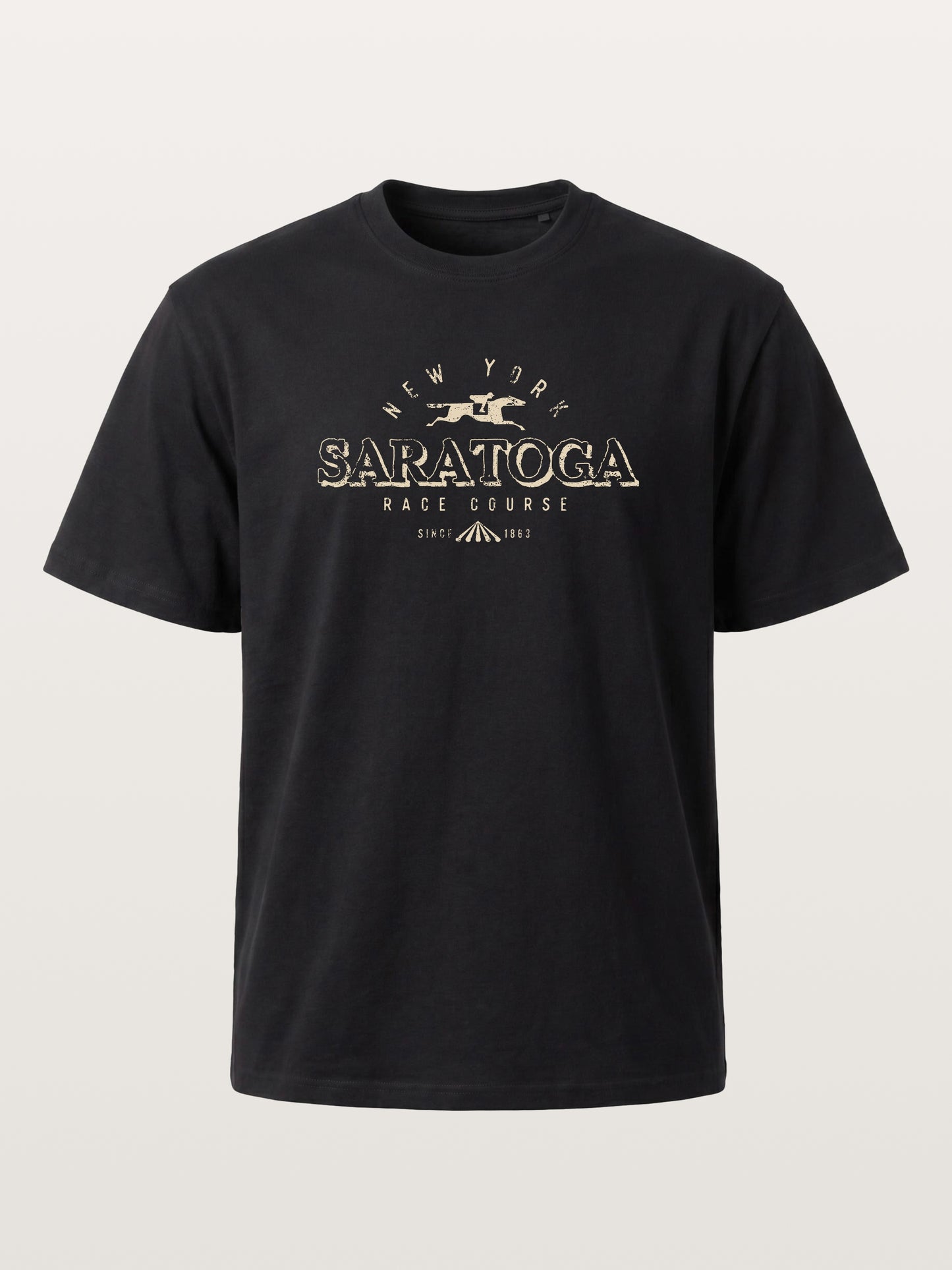 Saratoga Vintage Gold Tone Mark Gildan T-shirt