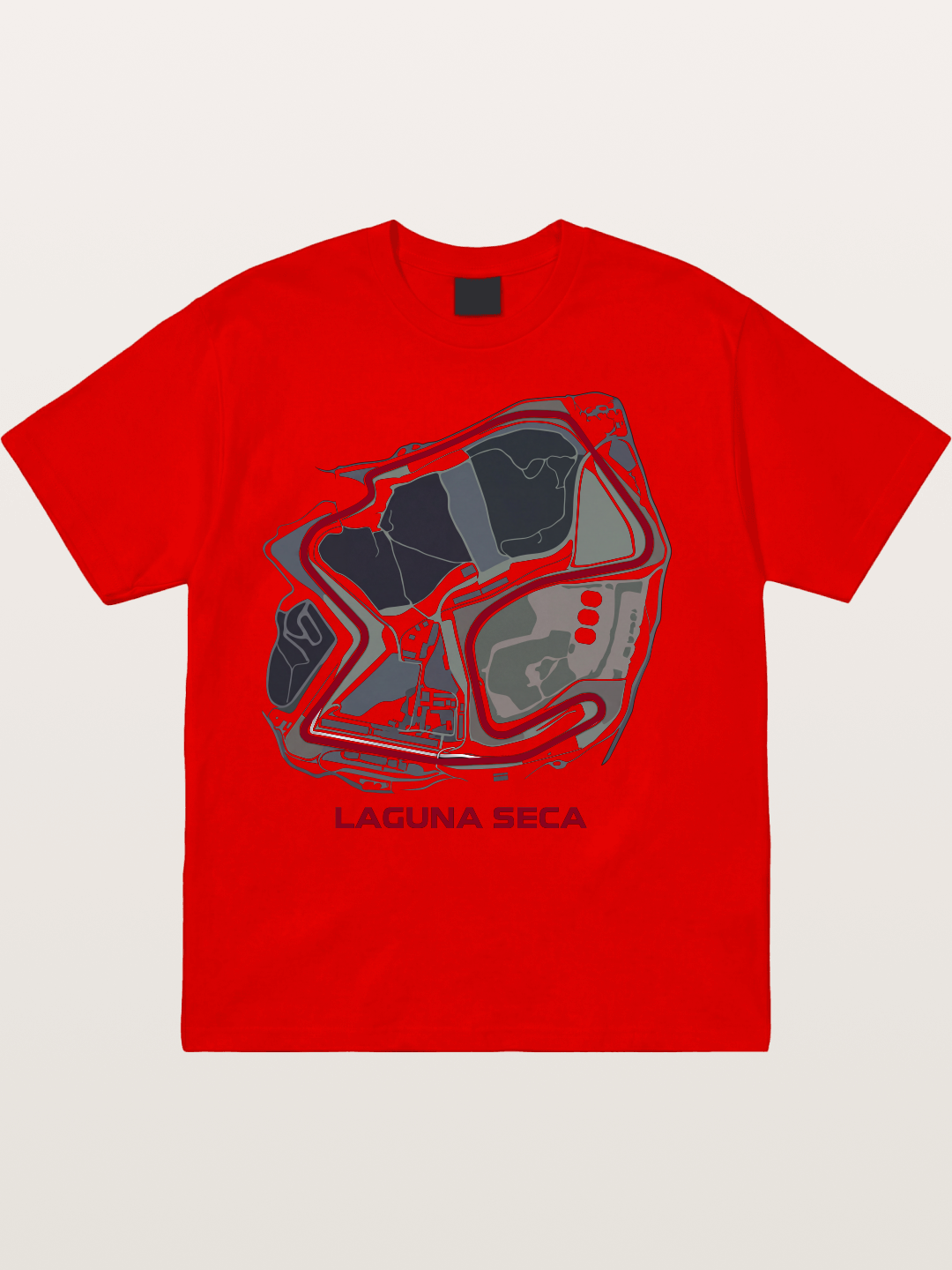 Laguna Seca Corkscrew Track Cotton T-shirt