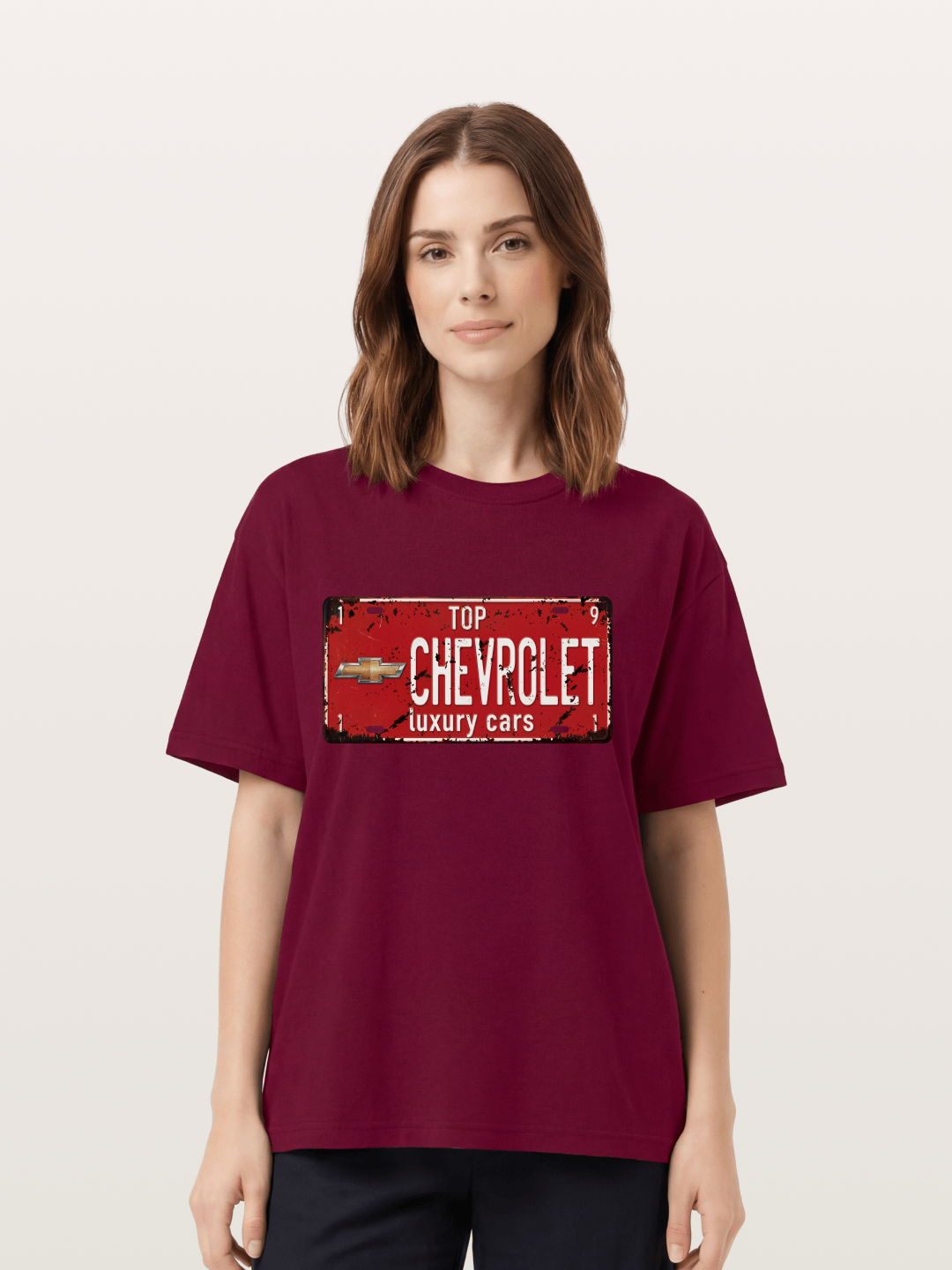 Chevrolet License Plate Gildan T-shirt