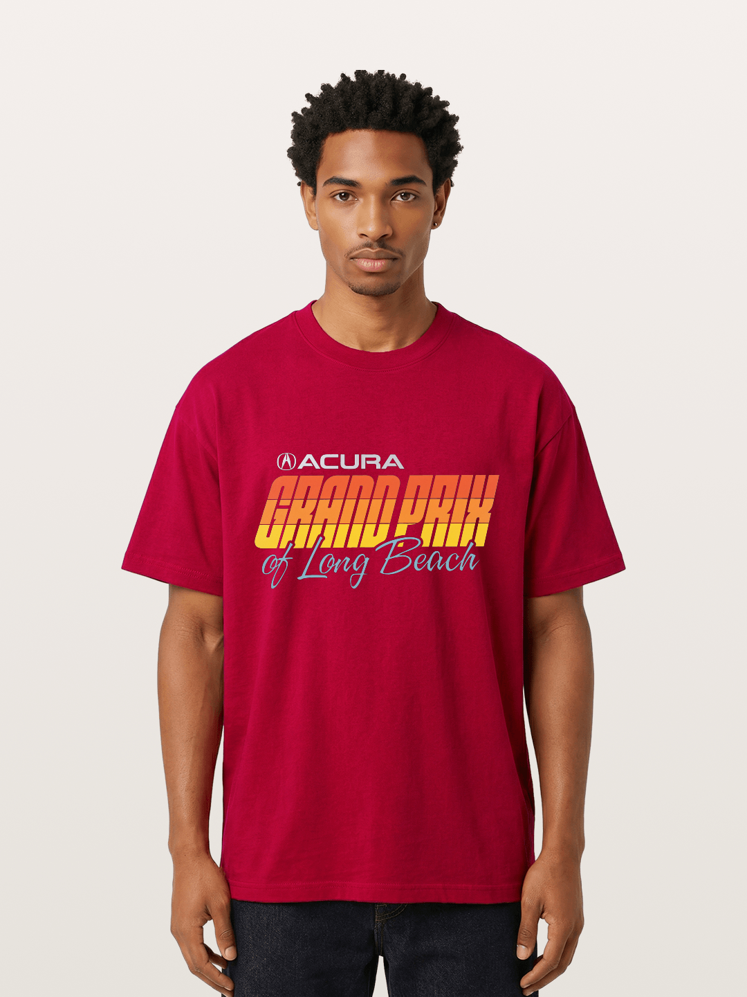 Sunset Grand Prix Typography Gildan T-shirt