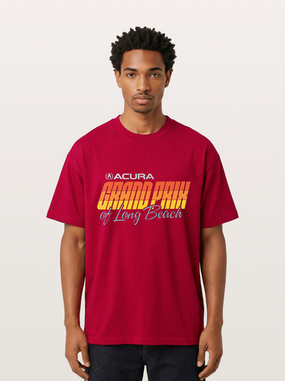 Sunset Grand Prix Typography Gildan T-shirt