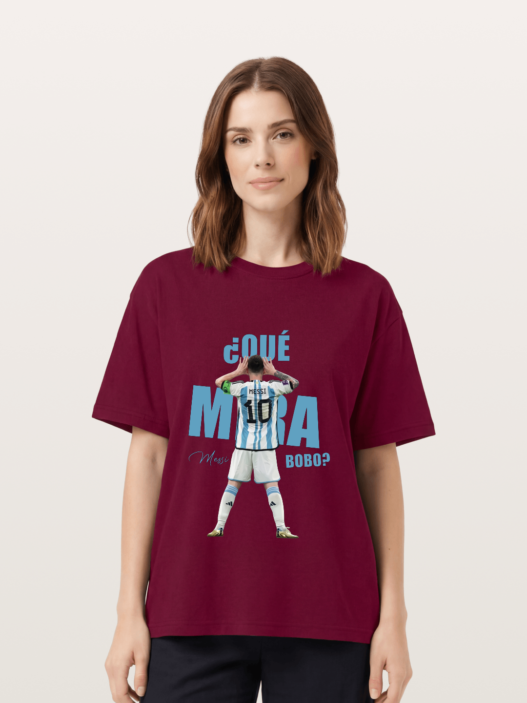 Messi ?Qu¨¦ Mir¨¢ Bobo Argentin Gildan T-shirt