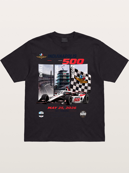 106th Indy 500 Race Day Art Cotton T-shirt