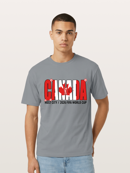 Canada 2026 World Cup Typography Gildan T-shirt