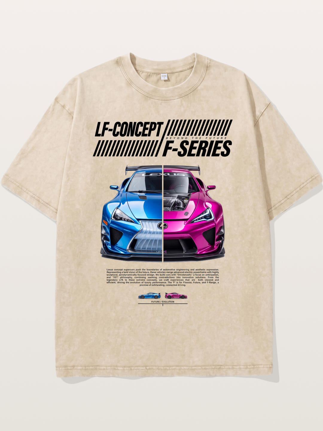 Split Tone LFA F-Series Print Washed T-shirt