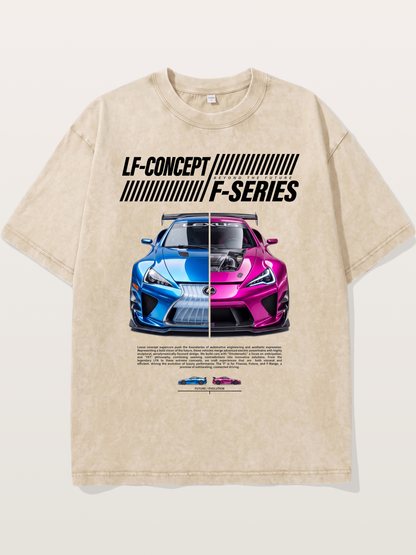 Split Tone LFA F-Series Print Washed T-shirt