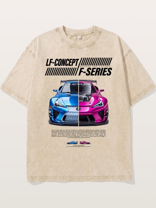 Split Tone LFA F-Series Print Washed T-shirt