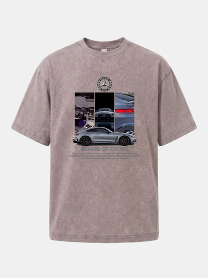 AMG GT Coupe Cabin And Exterior Mix Washed T-shirt