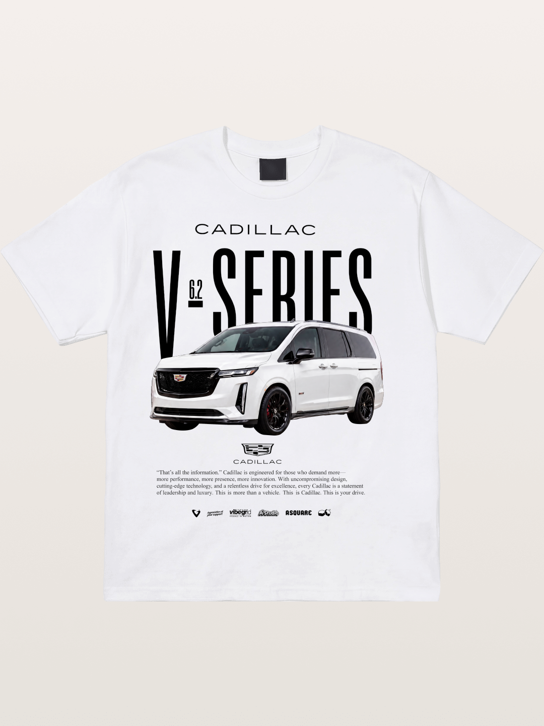 Cadillac V-Series SUV Graphic Cotton T-shirt