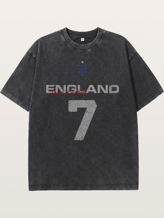 England Beckham 7 Vintage Washed T-shirt