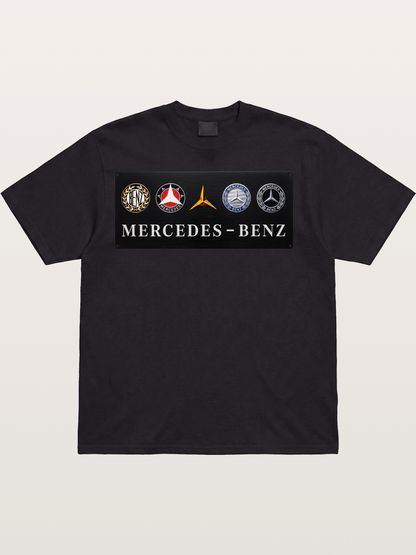 Mercedes-Benz Multi-Logo Plate Cotton T-shirt