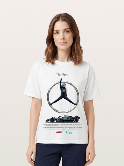 Kimi Mercedes Star Pose Cotton T-shirt