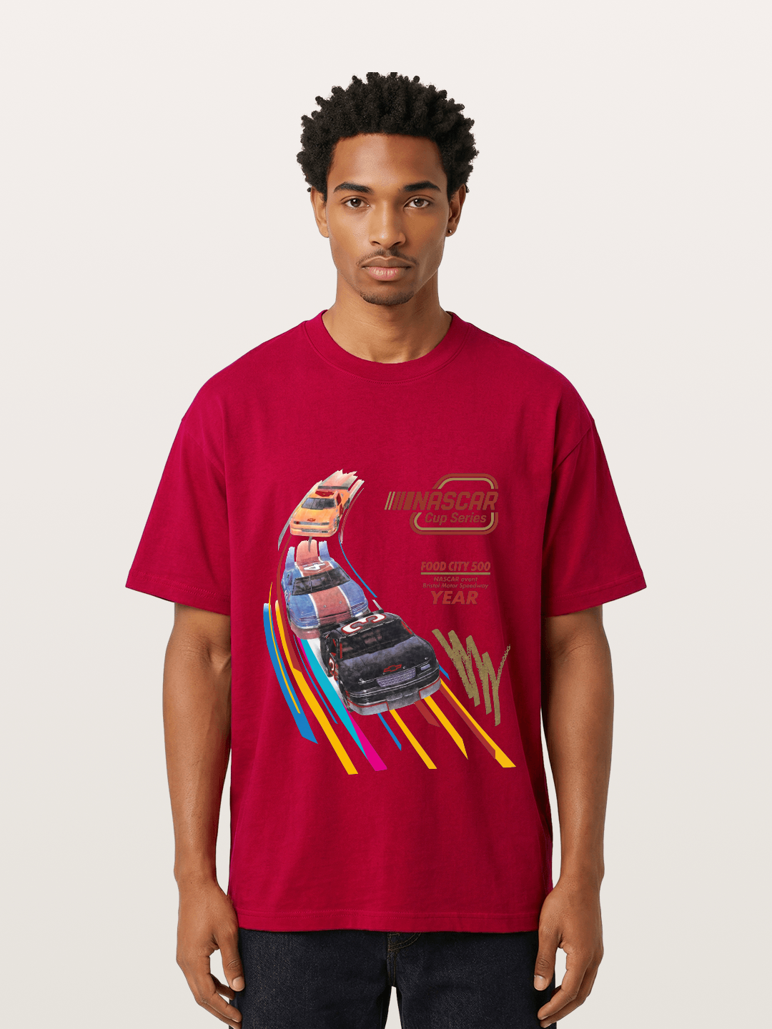 Vintage NASCAR Race Graphic Gildan T-shirt
