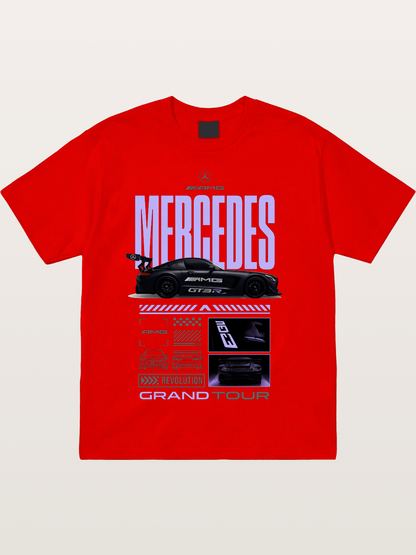 Purple Haze Mercedes Supercar Cotton T-shirt