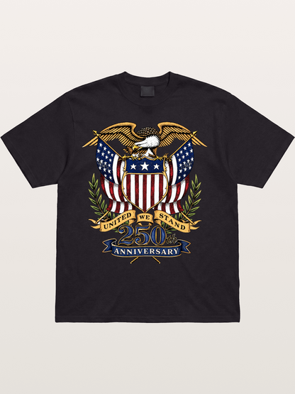 American Eagle Crest Art Cotton T-shirt