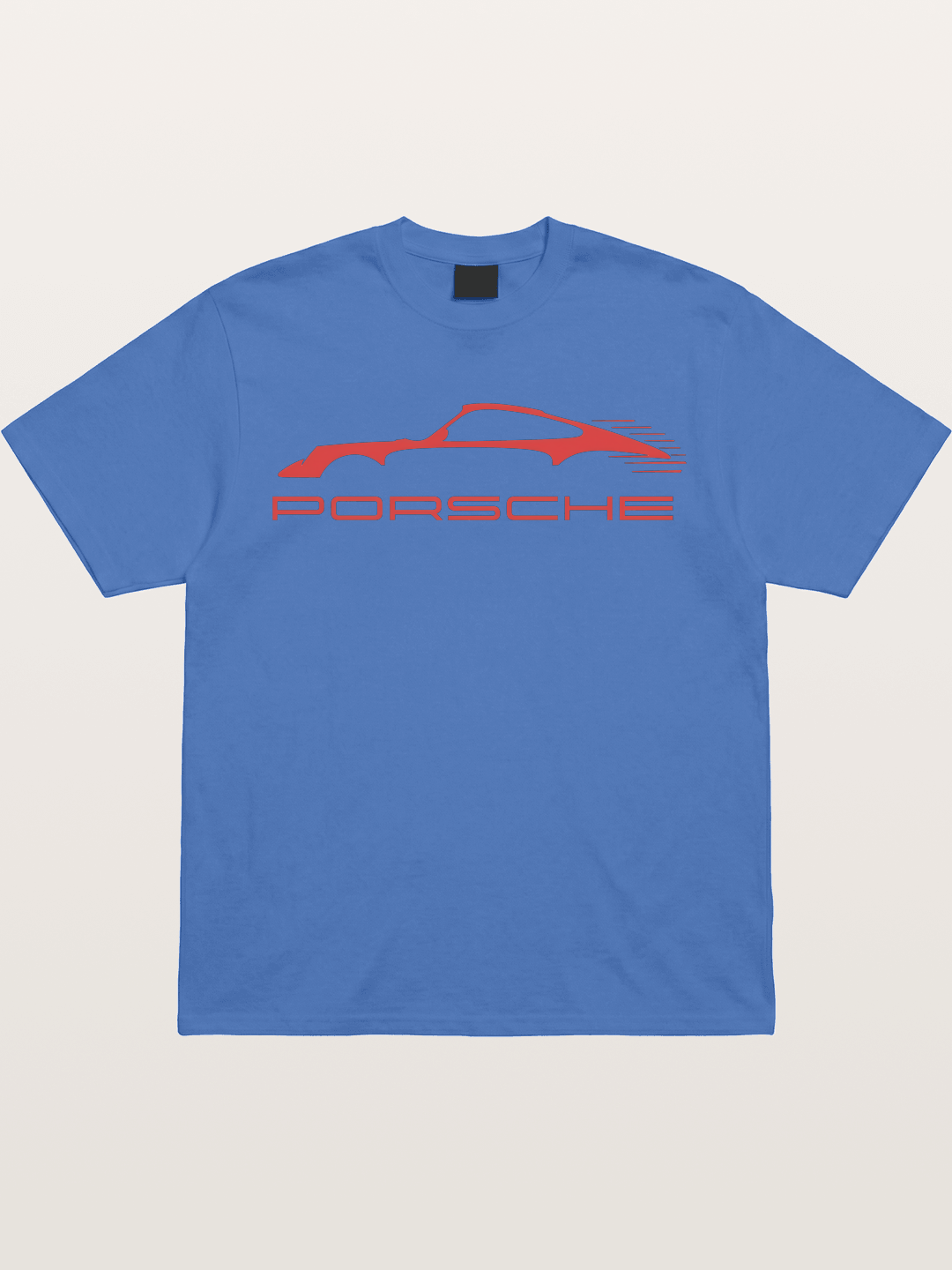 Red Porsche Silhouette Art Gildan T-shirt