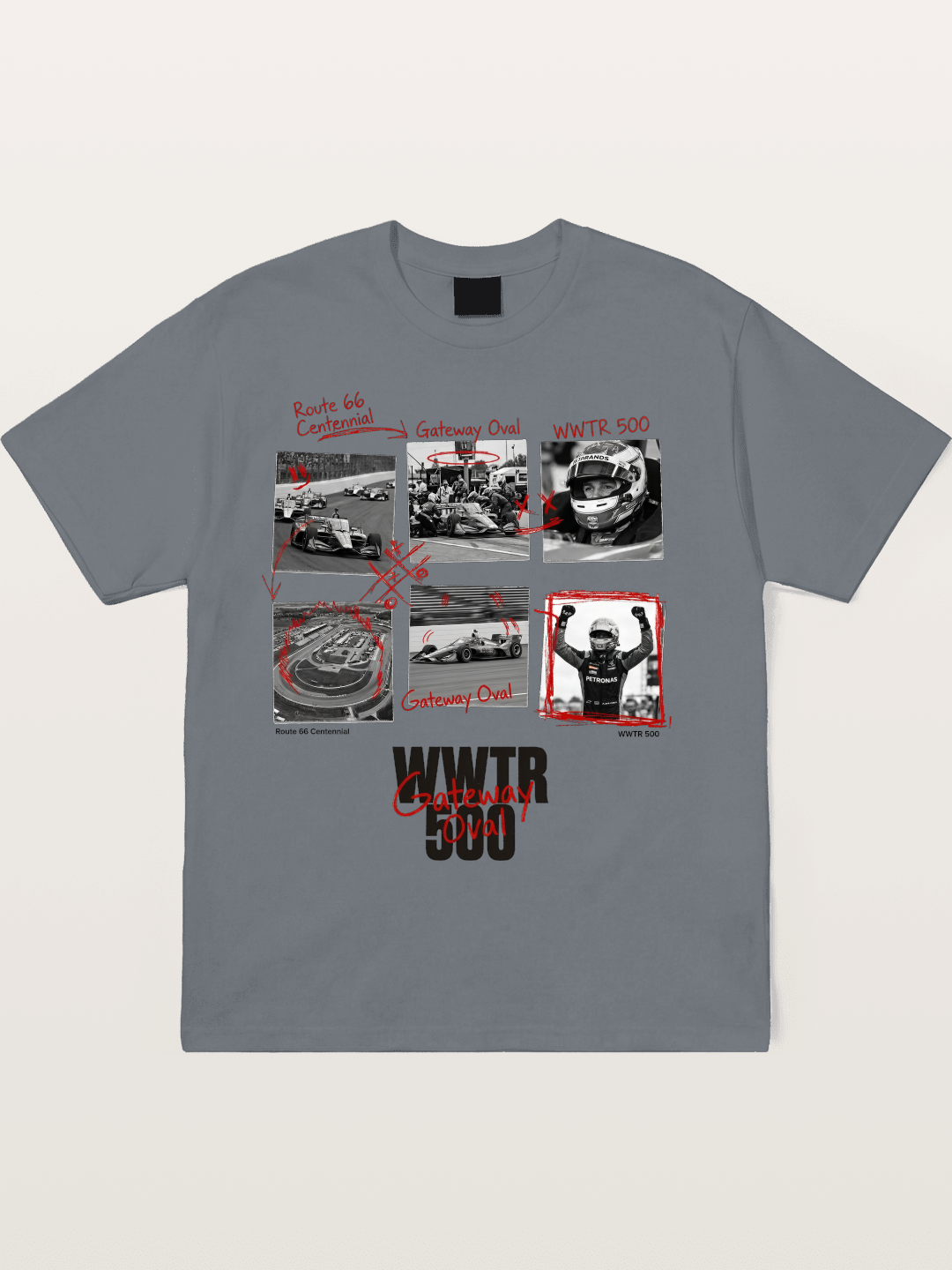 Scrapbook WWTR500 Race Print Cotton T-shirt