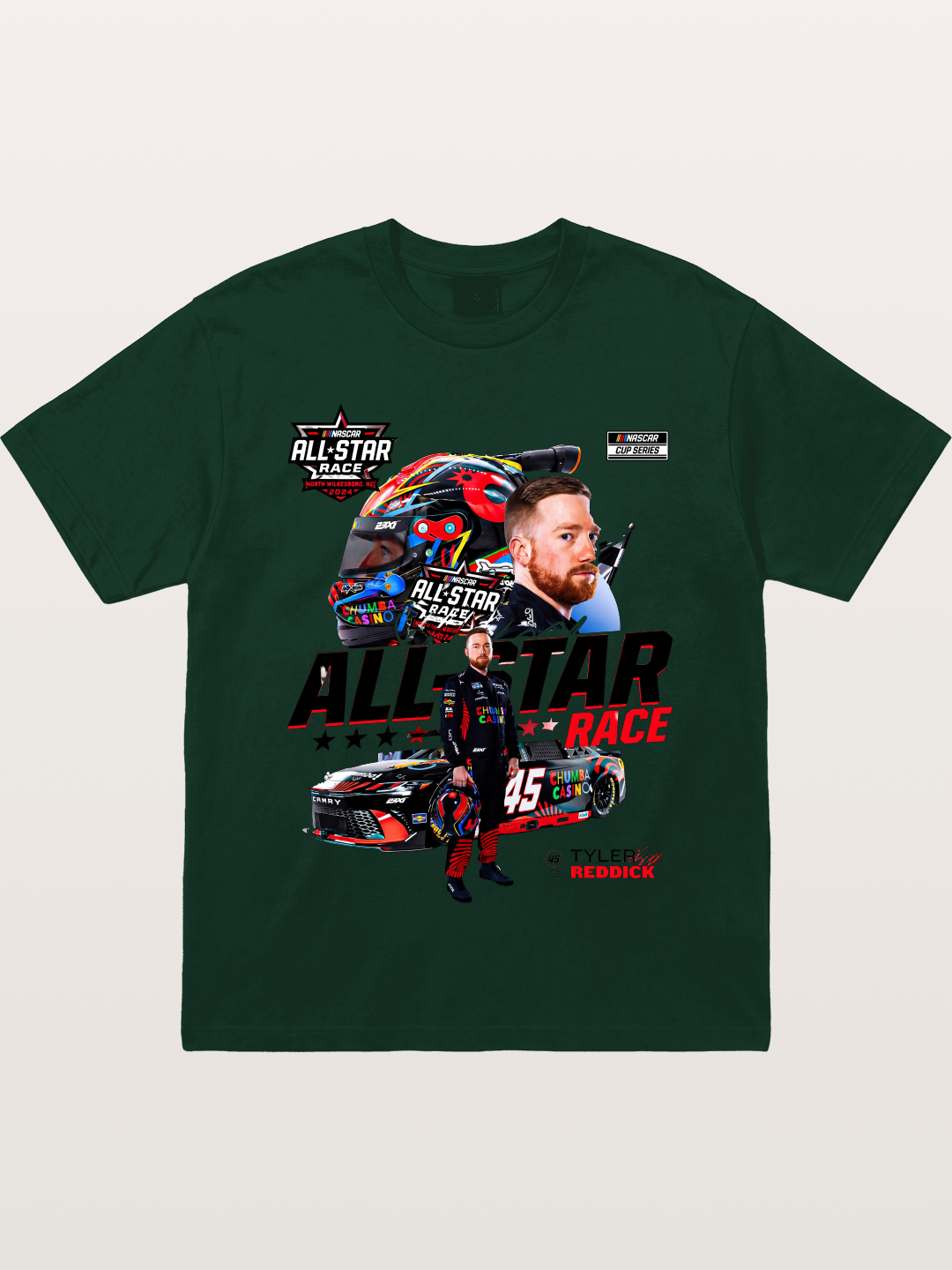 Tyler Reddick All-Star Race Art Gildan T-shirt