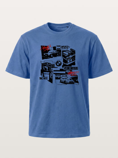 BMW E30 Collage Graffiti Art Gildan T-shirt
