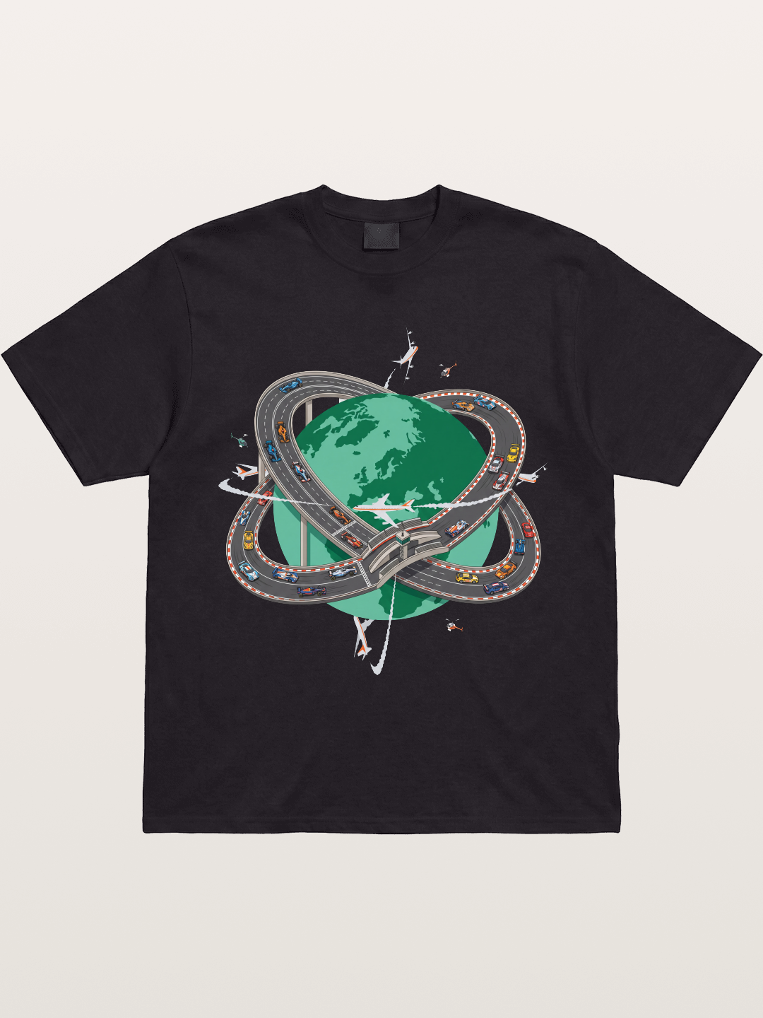 Earth Ring Road Racing Gildan T-shirt